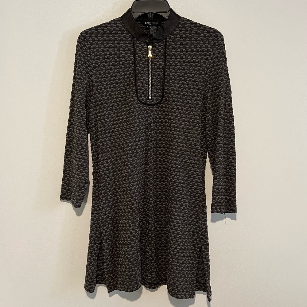 Black Textured Dress